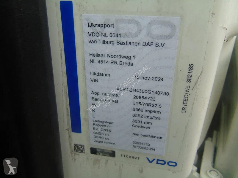 Tahač DAF + EURO 6 + SSC