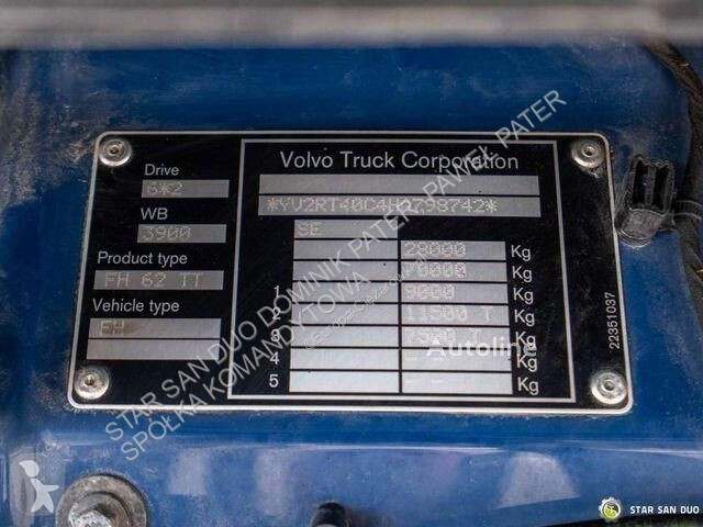Tahač Volvo FH 500 6x2 HMF 3220-K5 HDS Crane...