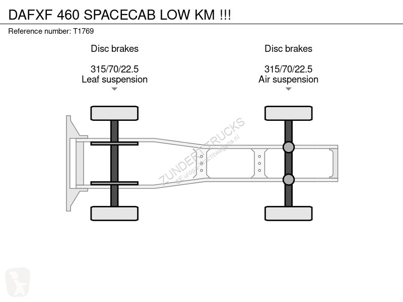 Tracteur DAF SPACECAB LOW KM !!!