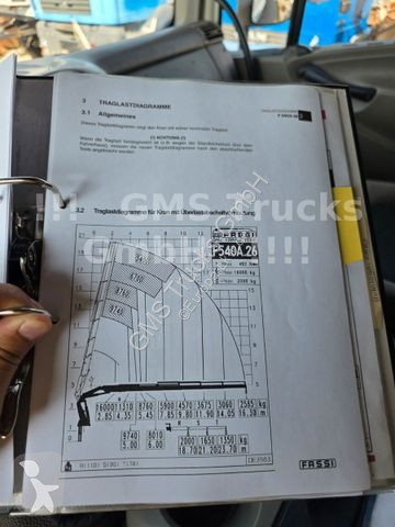 Tahač DAF / 6X4 / Blatt / F540 Fassi Kran / 28m...