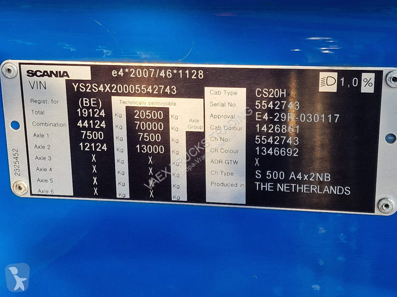 جرار Scania S500 NS Highline 4x2 - Retarder -...