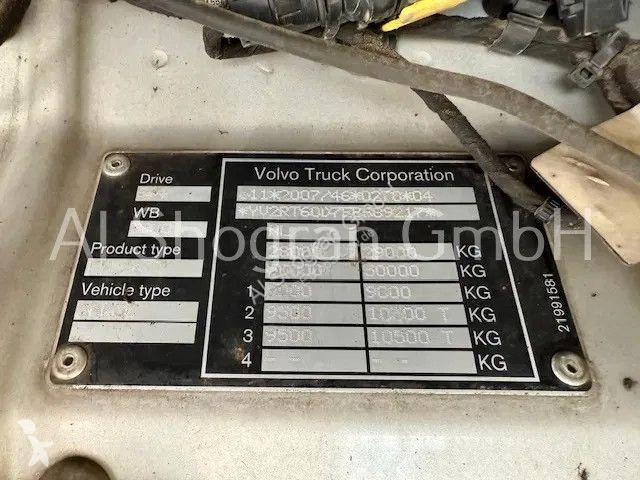 جرار Volvo Holz Kran Palfinger S270L83/Komplettzug