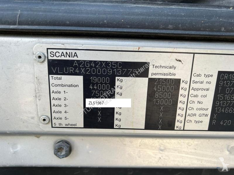 Cabeza tractora Scania R420/ MANUAL/ RETARDER/...