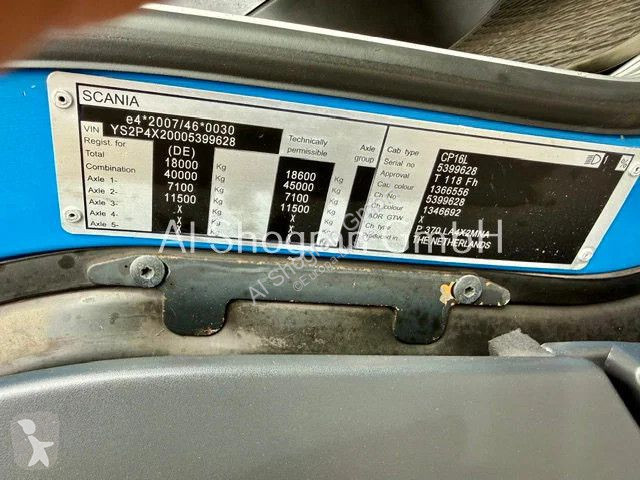 Trekker Scania P370 / Blatt - uft / Euro 6
