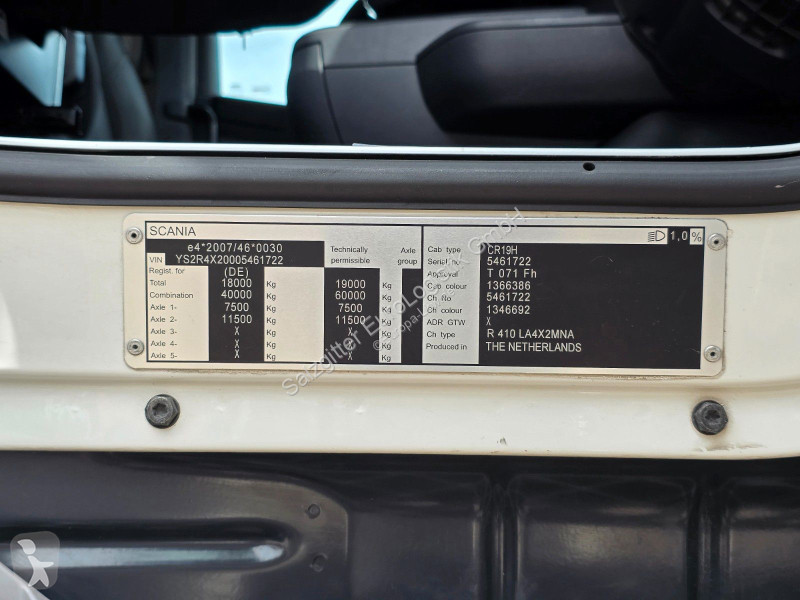 Cabeza tractora Scania R 410 4X2MNA | Retarder...