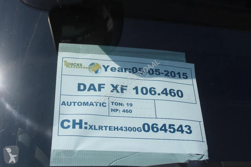Cabeza tractora DAF 106460 + EURO 6