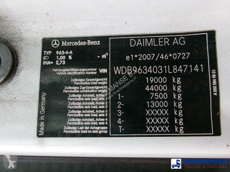 Trattore Stradale Mercedes 1843 4x2 ADR Euro 6...