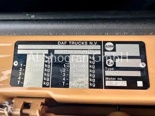 Traktor DAF Super Space/Standklima/Retarder/Eu 6