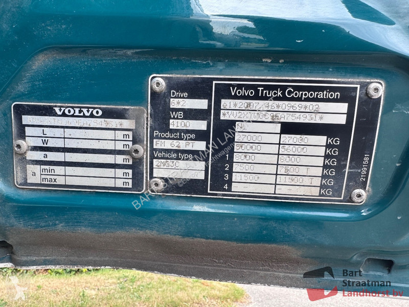 Trattore Stradale Volvo 420 6x2 Euro 6 Tractor...
