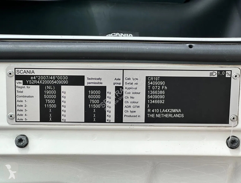 Traktor Scania R410 TOPINE RETARDER 2X TANKS...