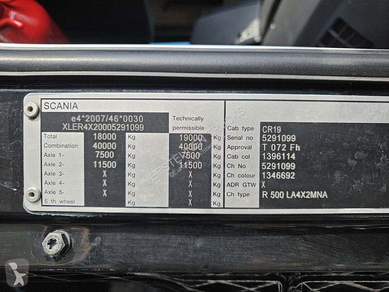 Trekker Scania R500 V8 / MANUA / RETARDER