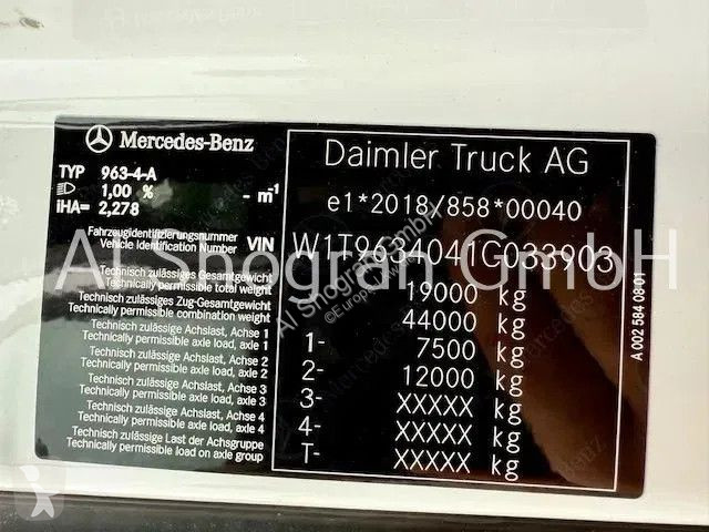 Traktor Mercedes 5/1948 BigSpace/Retarder/Mega...