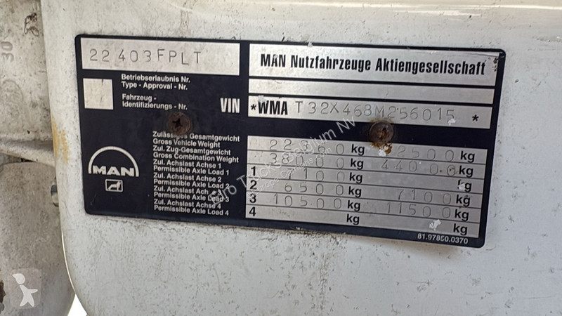 Traktor MAN .403 (6X2 / 6 CYLINDER / EURO 2 /...