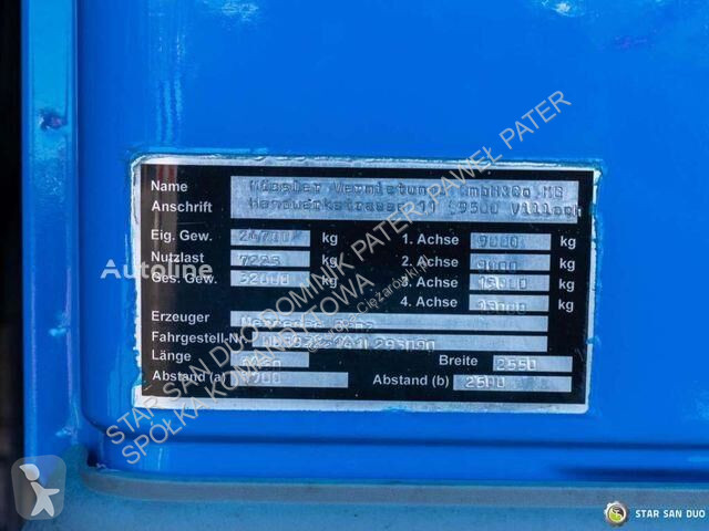 Влекач Mercedes 4148 8x4 PALFINGER PK 74002 Crane