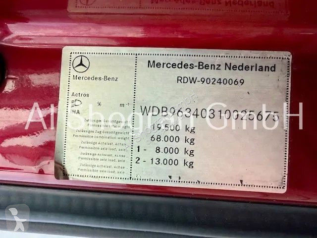 جرار Mercedes 1863 GigaSpace / Euro 6
