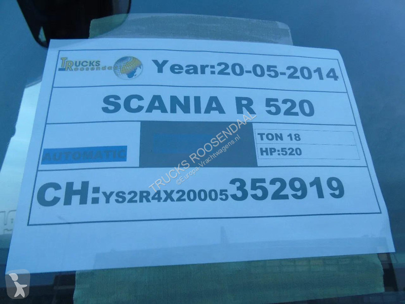 Trekker Scania 520 + ETADE + V8 + euro 6 + NICE...