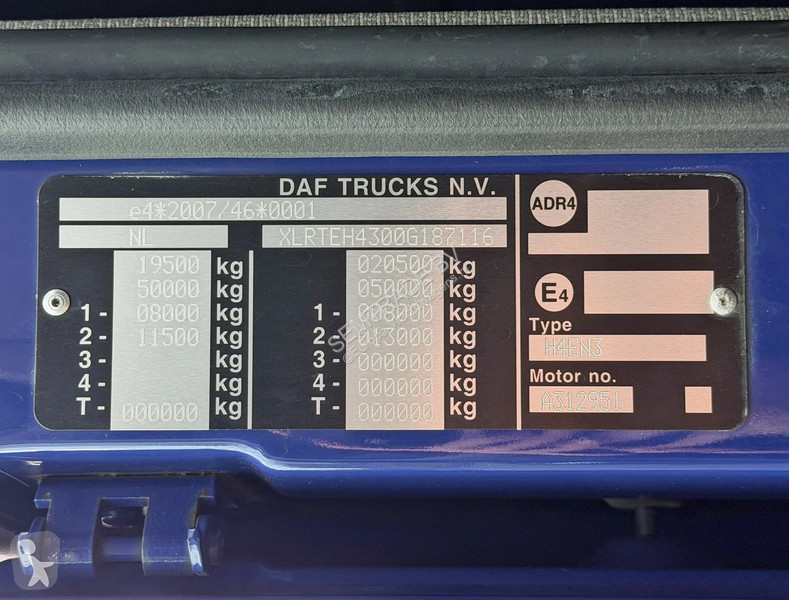 Trekker DAF XF  FT SSC 2X TANKS NEW SMART TACHO...