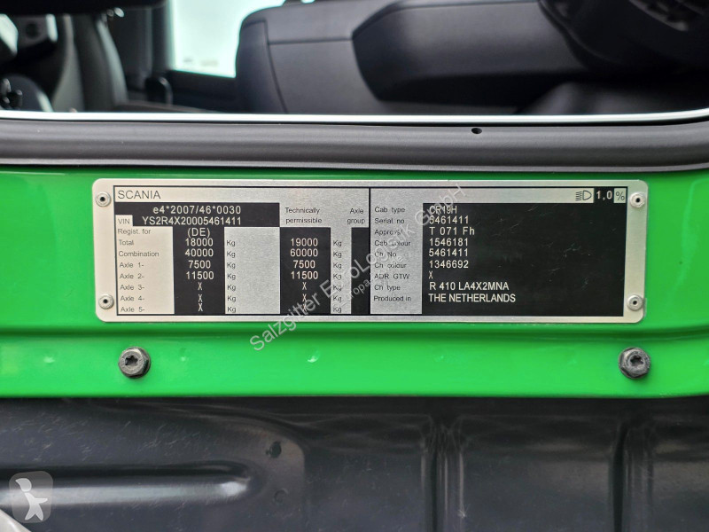 جرار Scania R 410 4X2MNA / Retarder /...