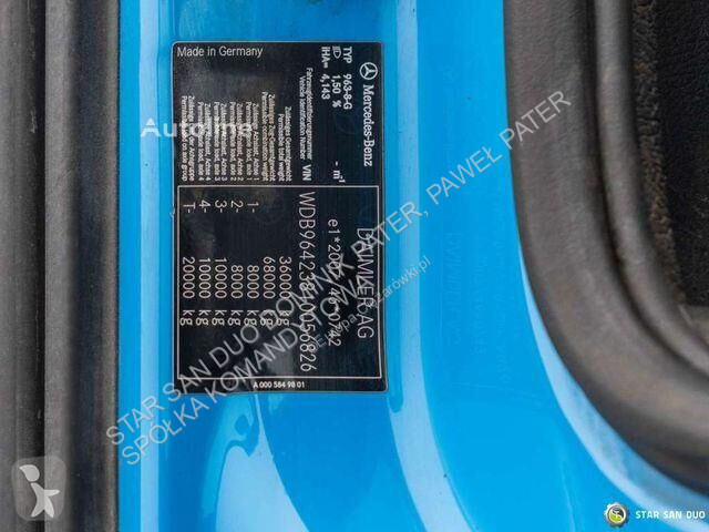 Влекач Mercedes MERCEDES BENZ 3251 8x4 Fassi F...