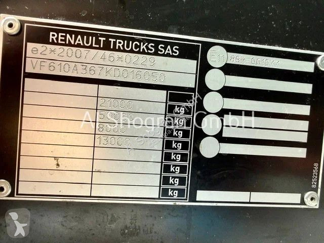 جرار Renault T520 HIGH/Retarder/Standklima/Euro6