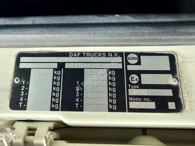 Trekker DAF 480 SpaceCab / Euro6