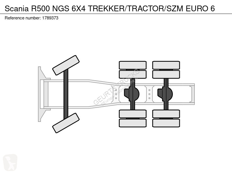 جرار Scania R500 NS 6X4 TREKKER/TRACTOR/SZM EURO 6