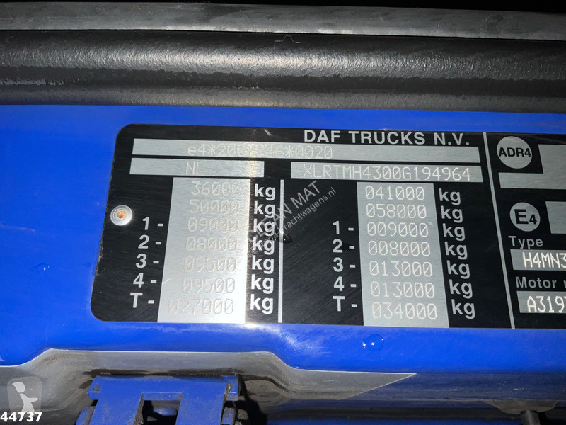 Traktor DAF FTM  530 8x4 Euro 6 ZF Intarder