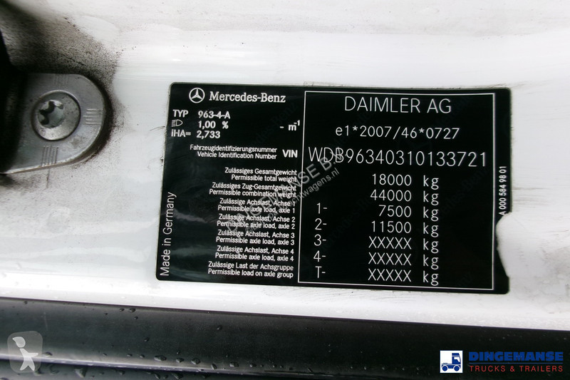Traktor Mercedes 1843 4x2 Euro 6 / ADR + PTO