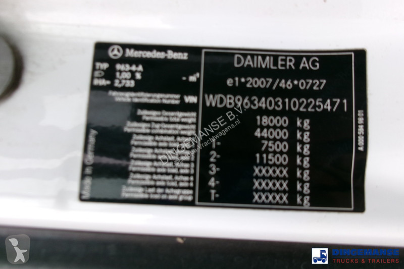 Traktor Mercedes 1843 4x2 Euro 6 / ADR + PTO
