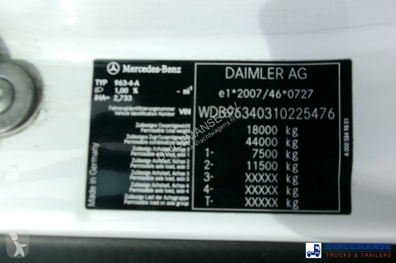 Tahač Mercedes 1843 4x2 Euro 6 / ADR + PTO