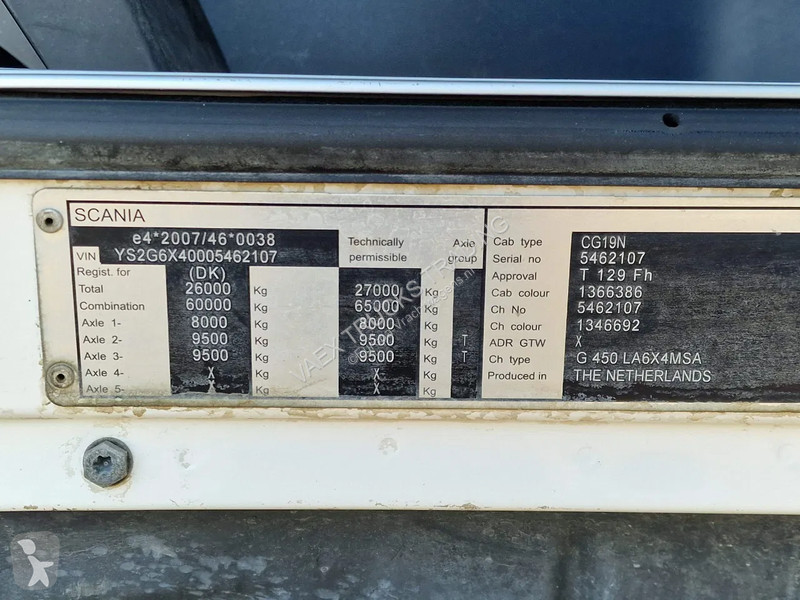 Traktor Scania G450 6x4 HUB reduction -...