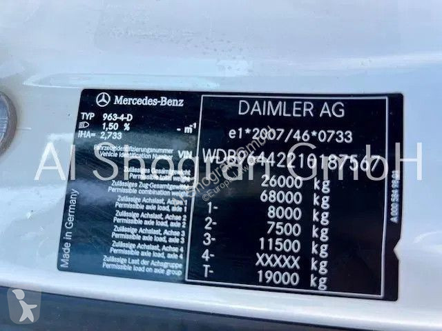 Traktor Mercedes 2651 6x2/Lenk/Liftachse/...