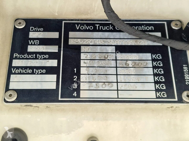 Traktor Volvo 13500 6x2 - Retarder - Full air -...