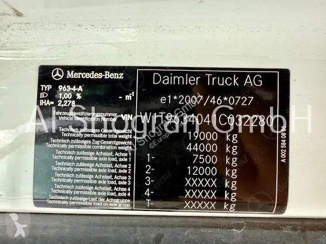 Tahač Mercedes 5/1948 BigSpace/Retarder/Mega...
