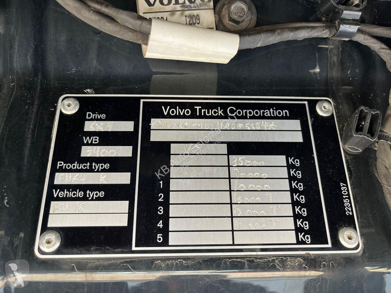 Tractor Volvo FH 750 6x4 / DOLLY / RETARDER
