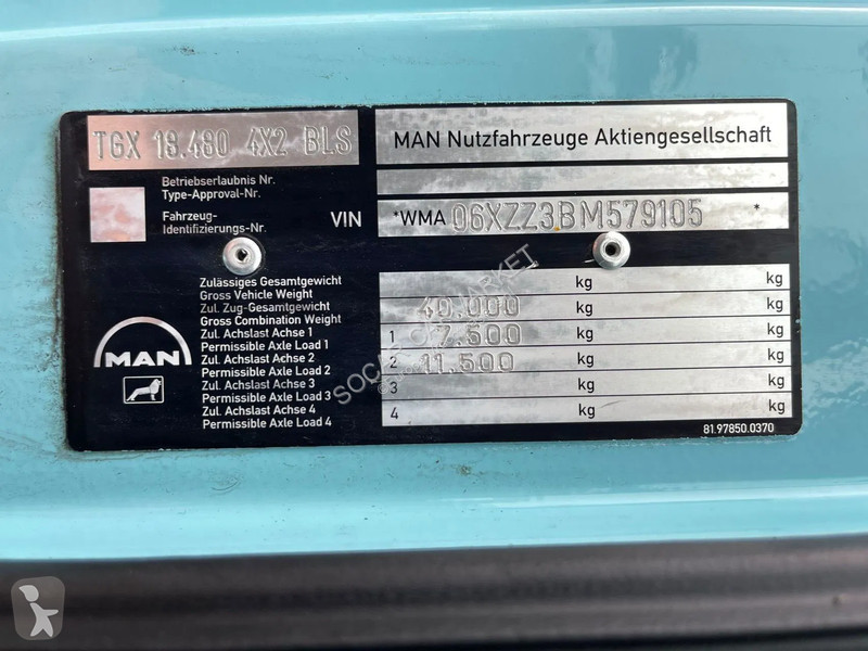 جرار MAN TGX Euro 5 Retarder 2 Tanks