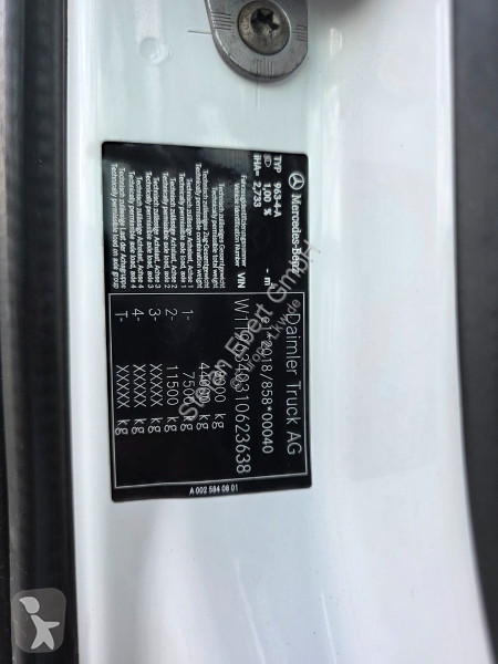 جرار Mercedes 1843 LS 4x4 HAD Kipphydraulik 4...