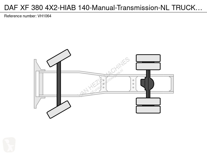 جرار DAF 380 4X2-HIAB...