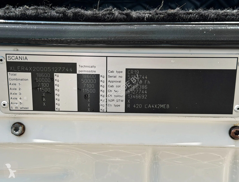 جرار Scania R420 RETARDER MANUAL GEARBOX...