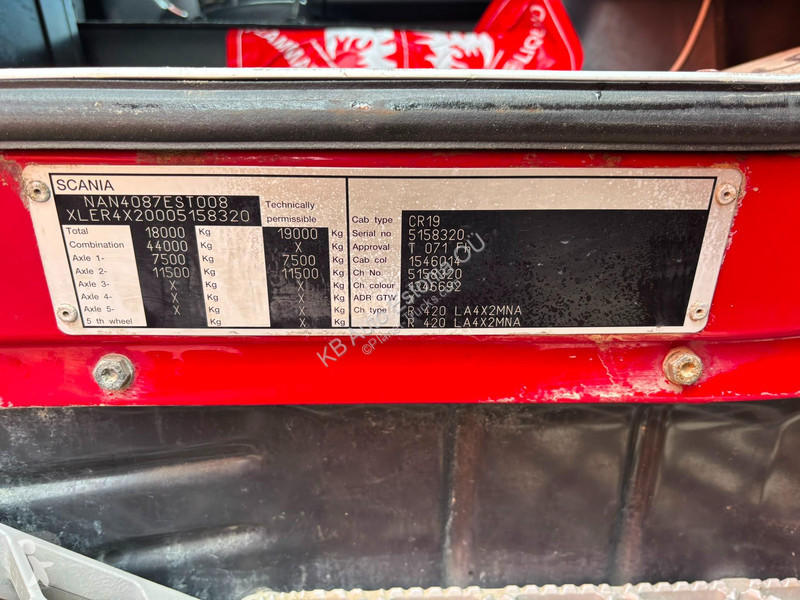 جرار Scania R 420 4x2 HYDRAUICS