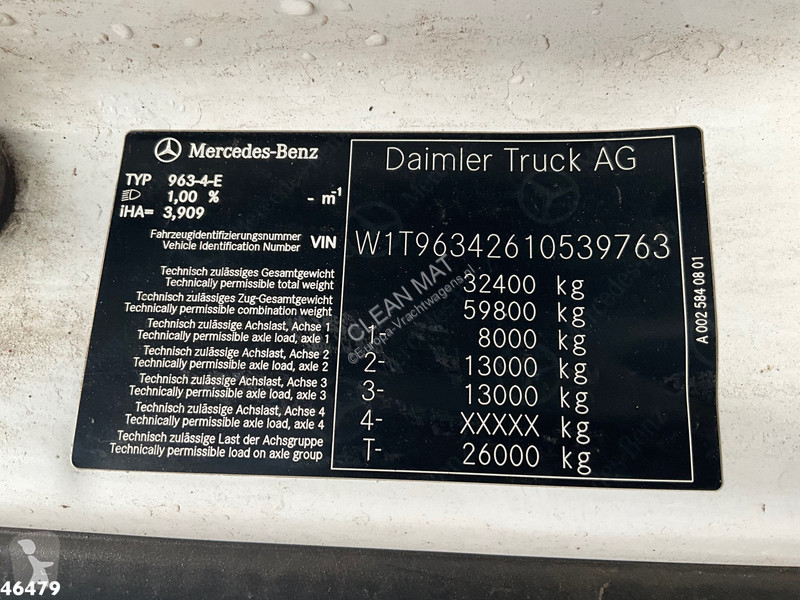 جرار Mercedes 3348 6x4 Euro 6 Kiphydrauliek...