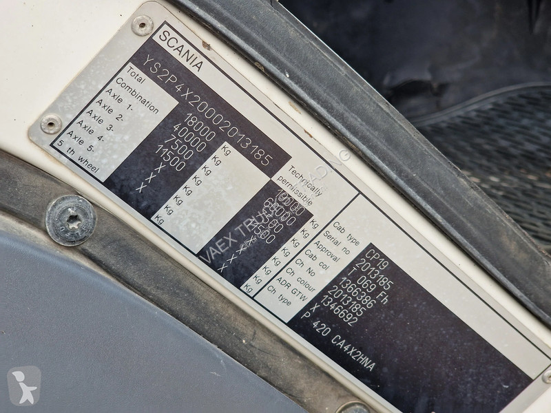 جرار Scania 410 EURO3 - steal / air - manual...