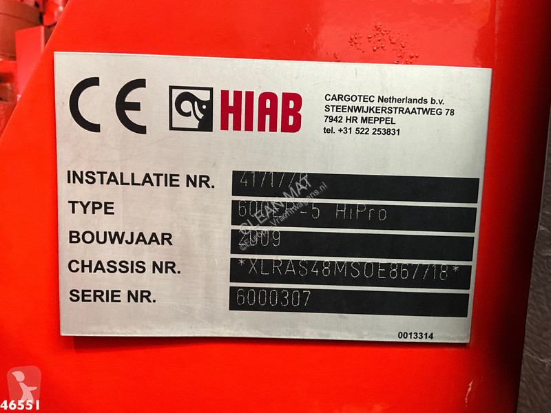 جرار DAF FTN 105  6x2 Hiab 60 Tonmeter laadkraan