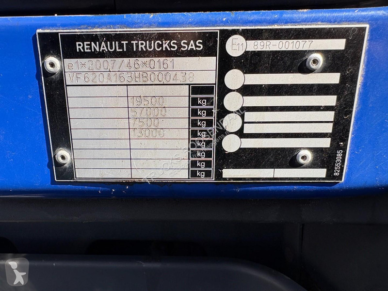 جرار Renault D 19,380 + MOT 17-07-2027 + EURO 6