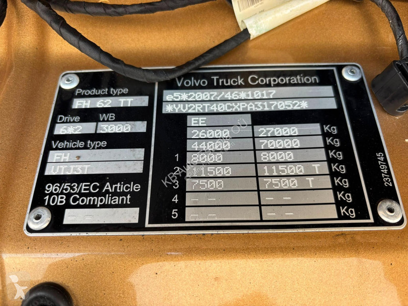 جرار Volvo 500 6x2 GLOBE XL / HYDRAULICS /...