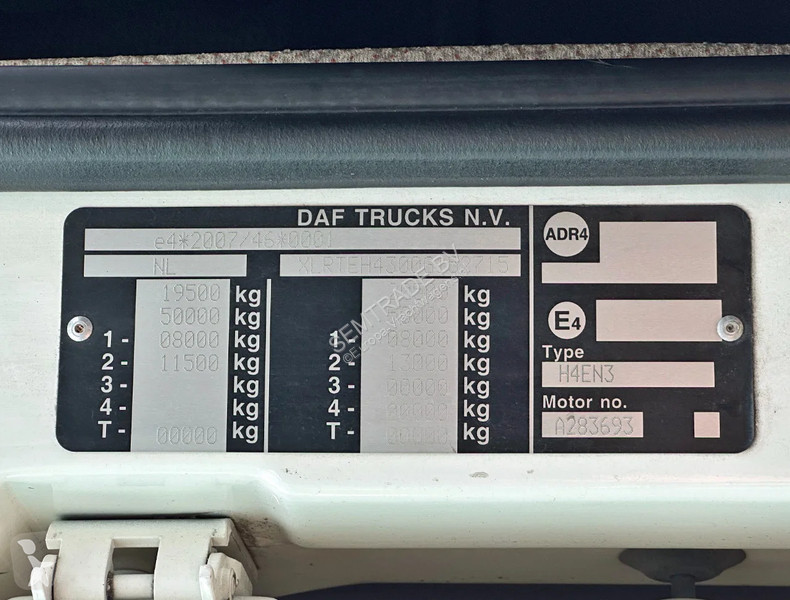 Trekker DAF EURO 6 FT SSC 873.000 KM 2X TANKS...