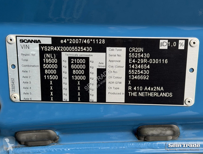 Cap tractor Scania R410 HIGHINE PARK AIRCO 2x...