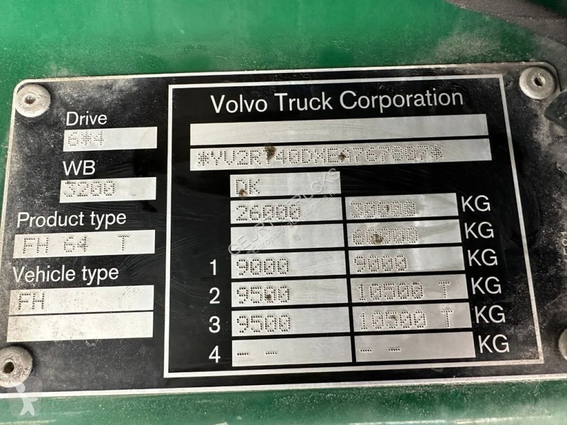 Tahač Volvo 500 6X4 TREKKER/TRACTOR/SZM EURO 6...