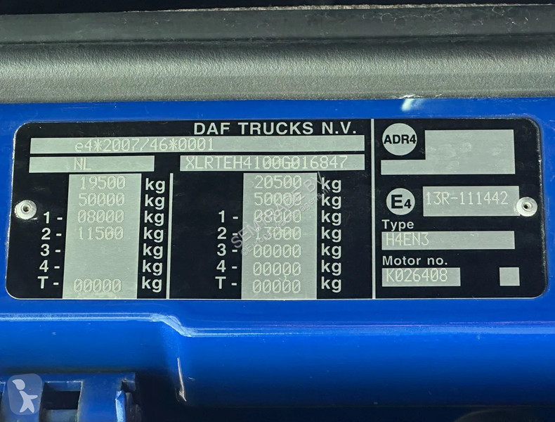 Tahač DAF 440 SC FT 864.000 KM PARK COOLING...