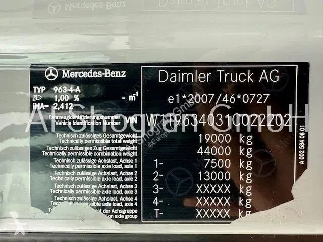 Trekker Mercedes 1851 BigSpace / Euro6